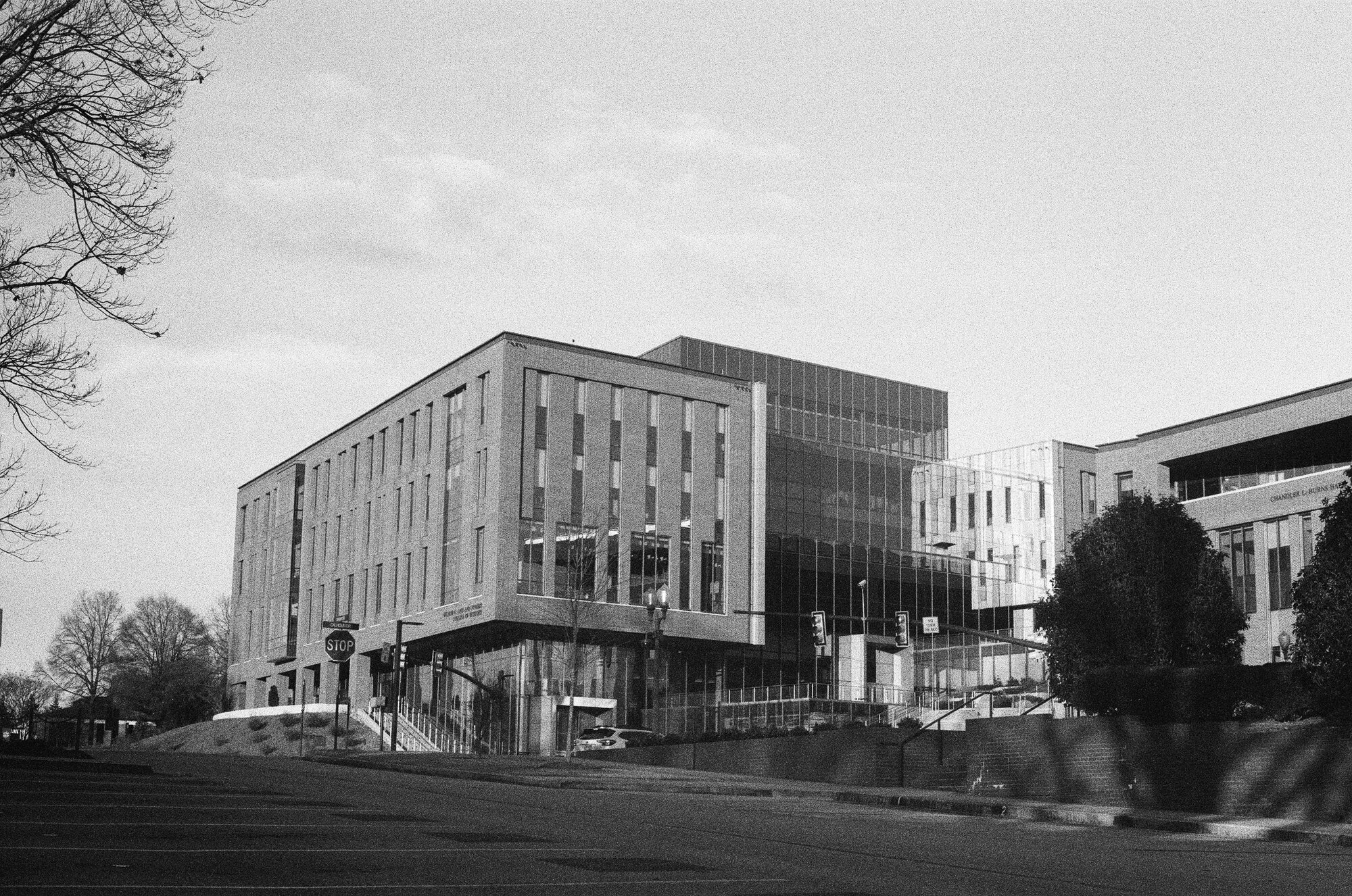 The Wilbur O. and Ann Powers College of Business on the campus of Clemson University.